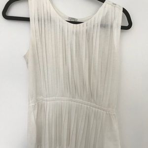 JCrew Peplum Pleated Tank Top